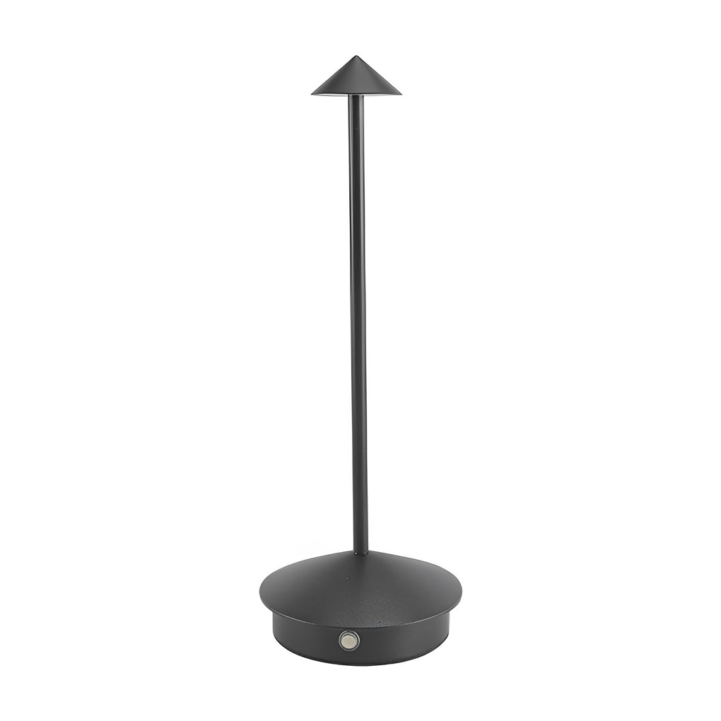 ArtiGlow - Lange paddestoelvormige tafellamp met dimmen op 3 niveaus, USB en aanraakbediening
