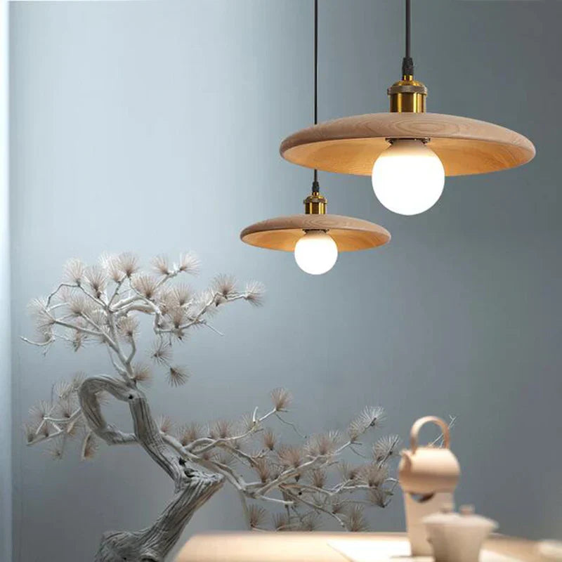 NordicNook - Scandinavische Houten Hanglamp