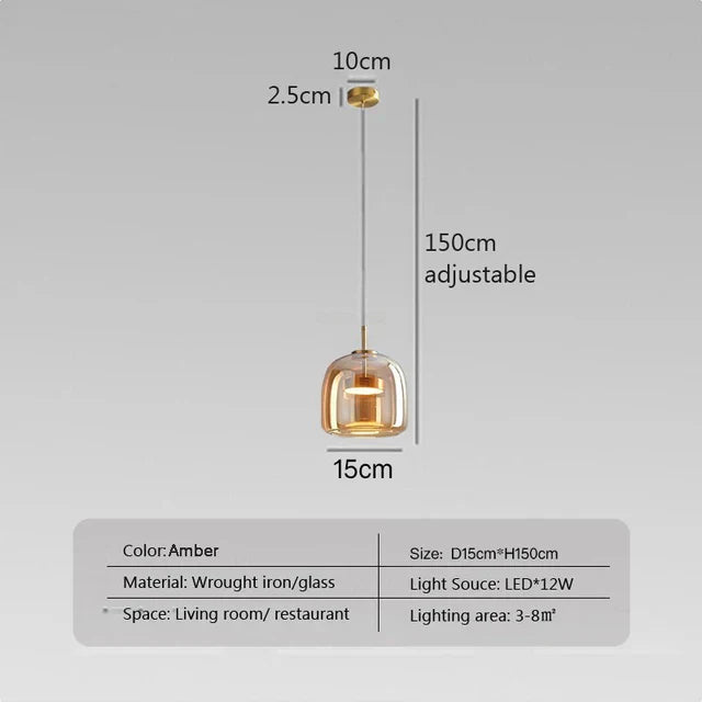 ClearAura - Minimalistische Glaslamp