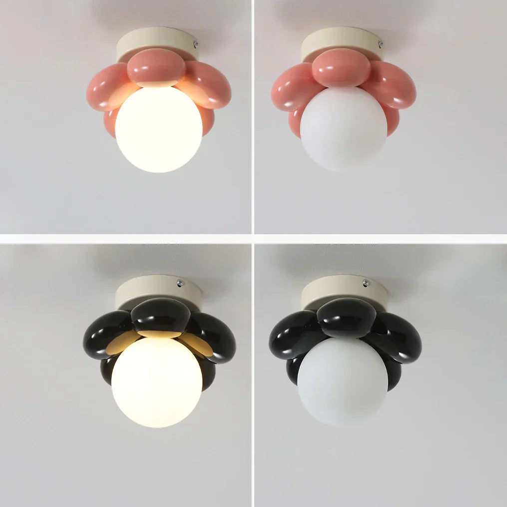 FloraAura - Plafondlamp met Scandinavische Bloemen