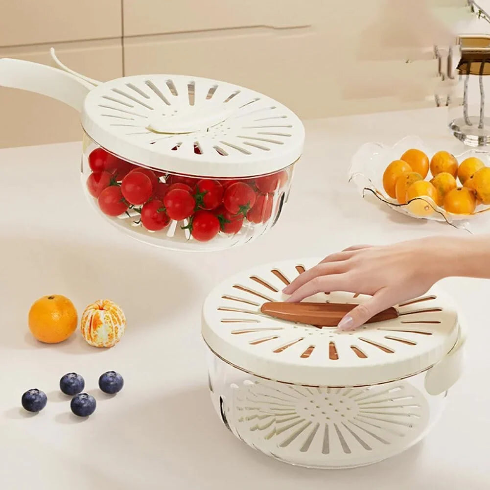 FreshBowl - Opvouwbare wastafel met modern afdruipgedeelte