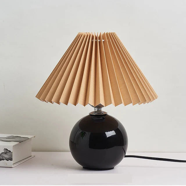 PleatAntique - Vintage Geplooid Tafellamp