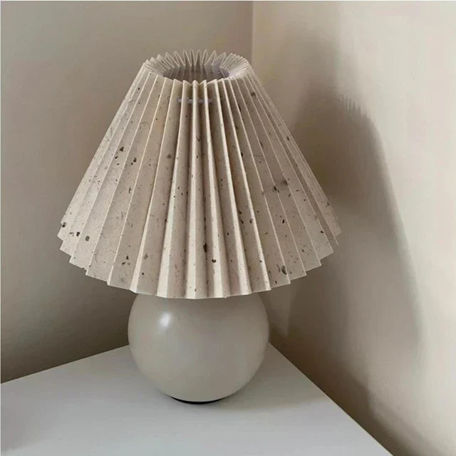 PleatAntique - Vintage Geplooid Tafellamp