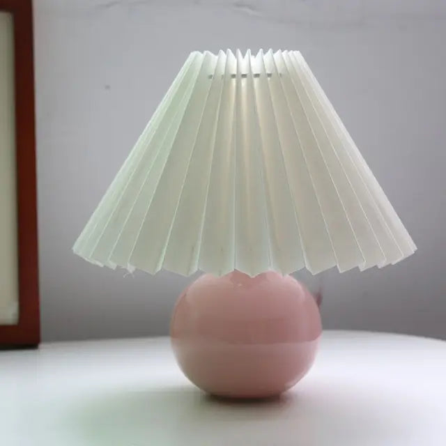 PleatAntique - Vintage Geplooid Tafellamp