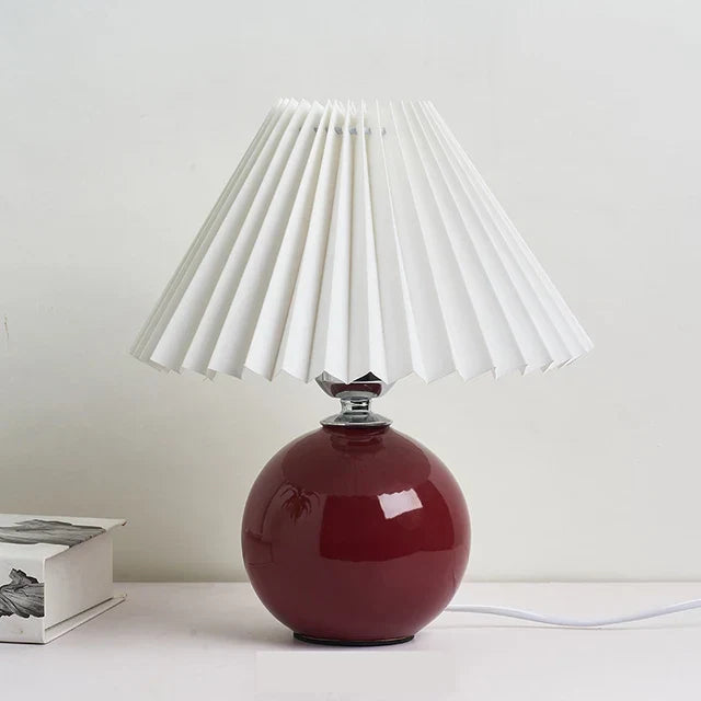 PleatAntique - Vintage Geplooid Tafellamp