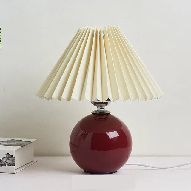 PleatAntique - Vintage Geplooid Tafellamp