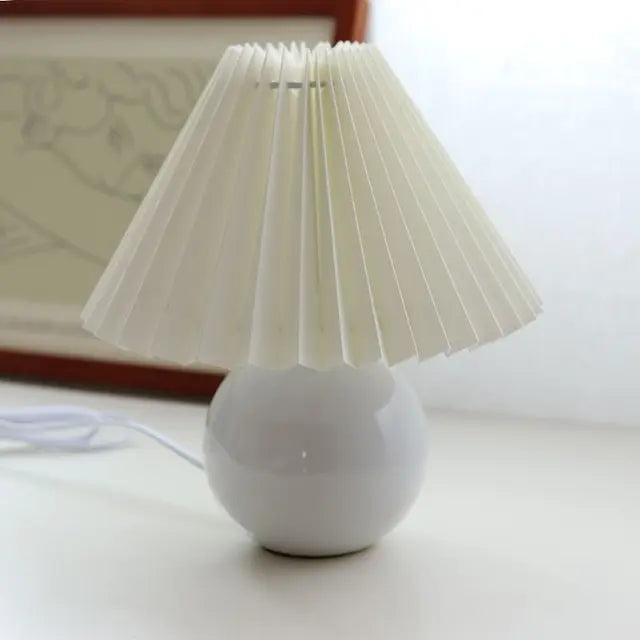 PleatAntique - Vintage Geplooid Tafellamp