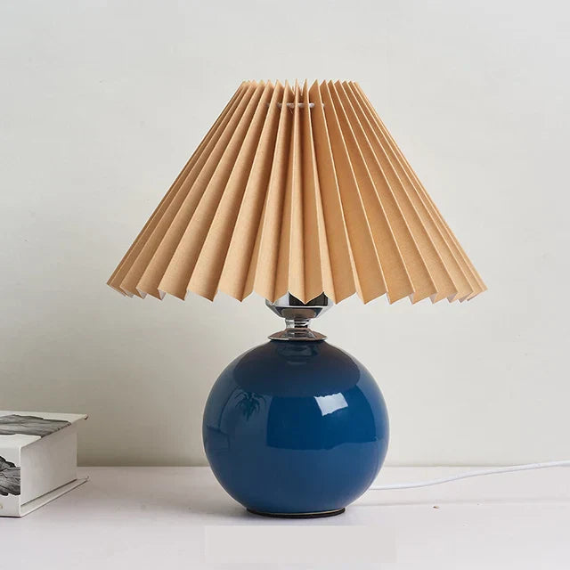 PleatAntique - Vintage Geplooid Tafellamp