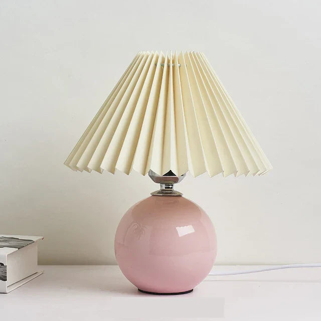 PleatAntique - Vintage Geplooid Tafellamp