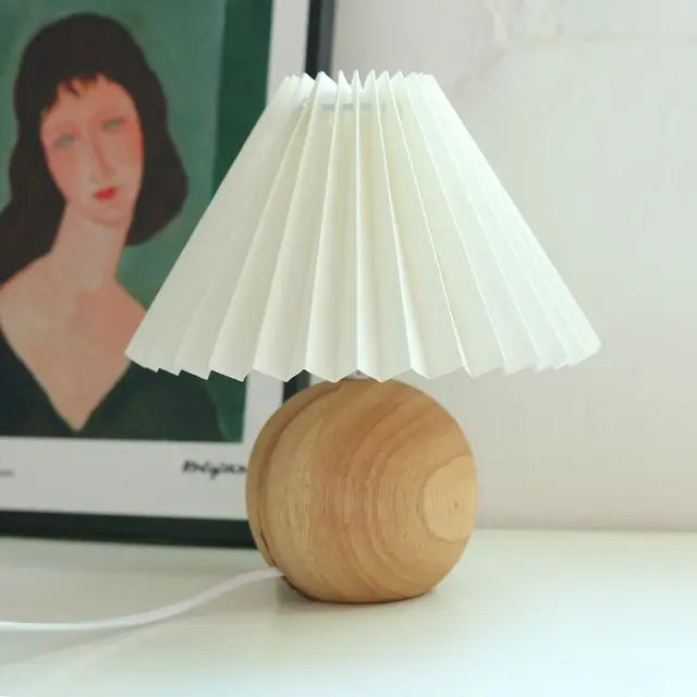 PleatAntique - Vintage Geplooid Tafellamp