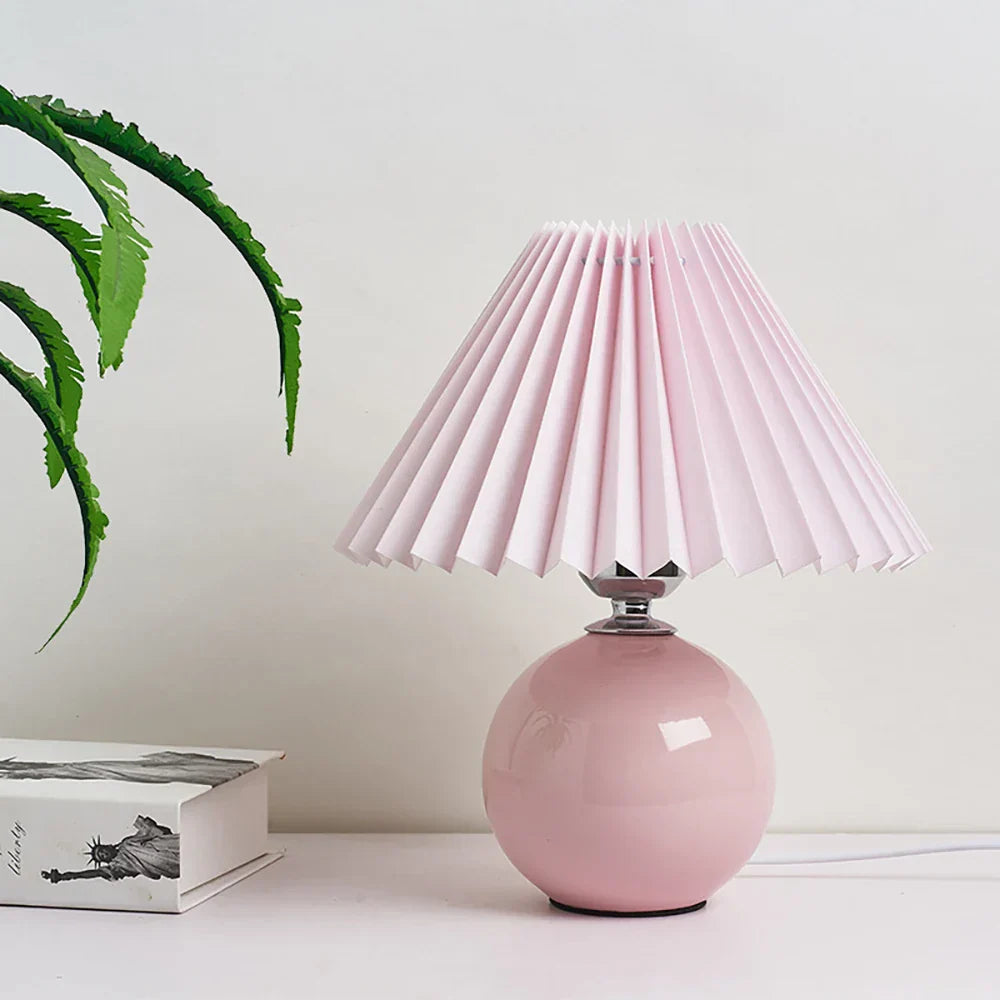 PleatAntique - Vintage Geplooid Tafellamp