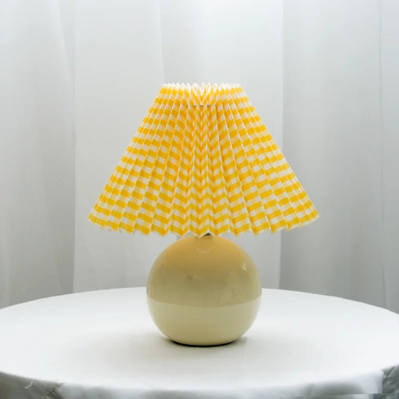 PleatAntique - Vintage Geplooid Tafellamp