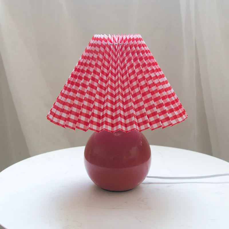 PleatAntique - Vintage Geplooid Tafellamp