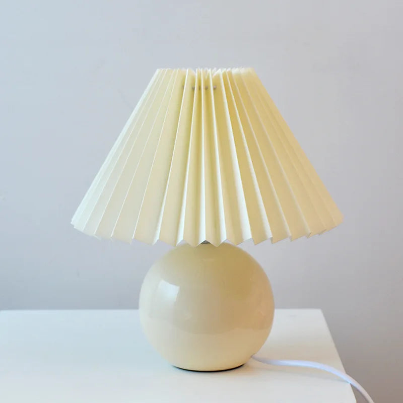 PleatAntique - Vintage Geplooid Tafellamp