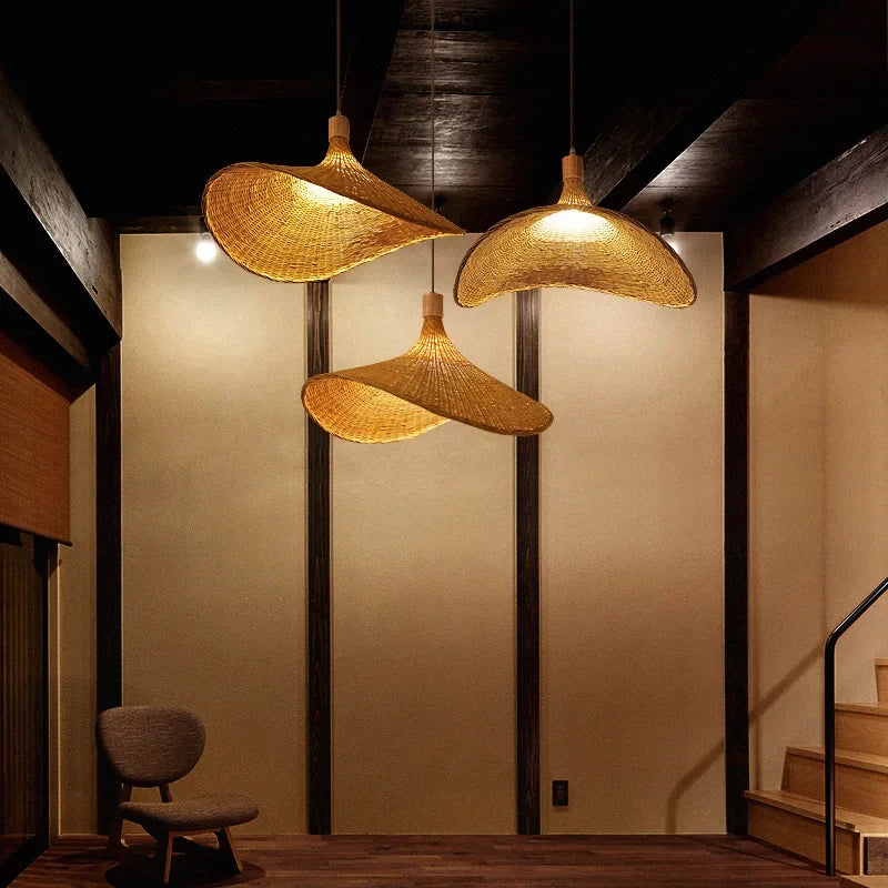 EcoLoom - Bamboe Gevlochten Hanglamp