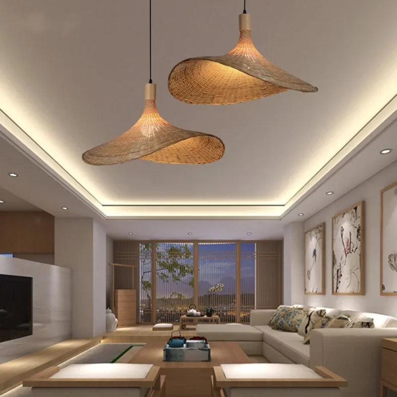 EcoLoom - Bamboe Gevlochten Hanglamp