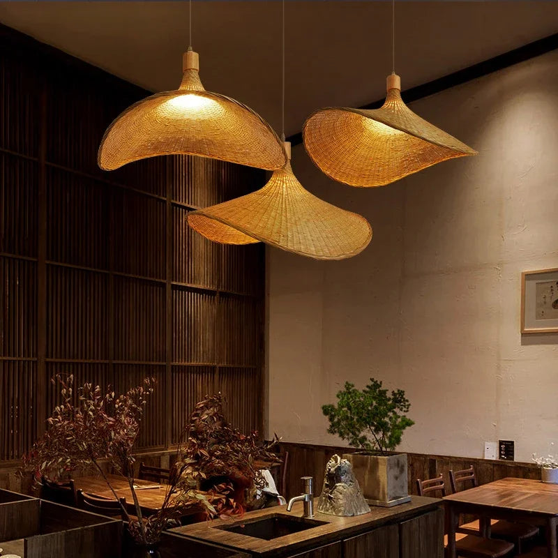 EcoLoom - Bamboe Gevlochten Hanglamp