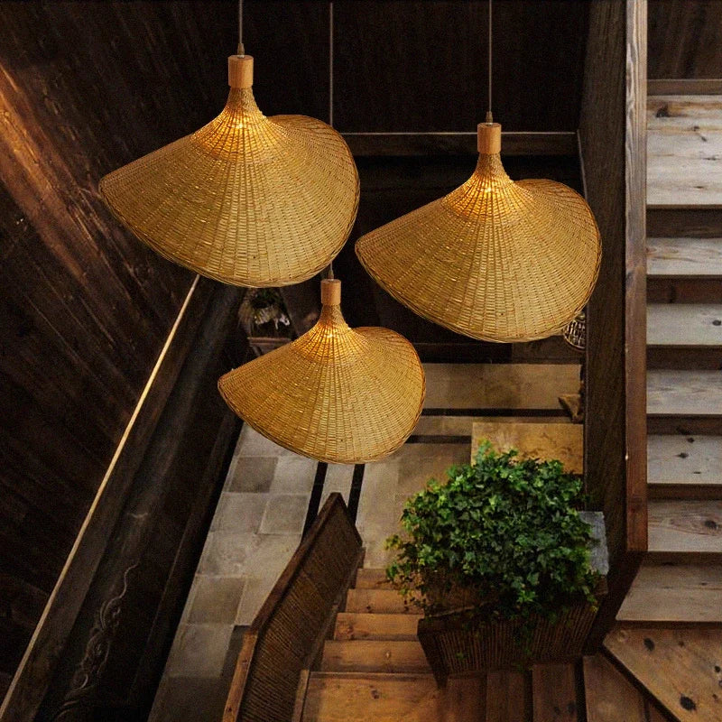 EcoLoom - Bamboe Gevlochten Hanglamp