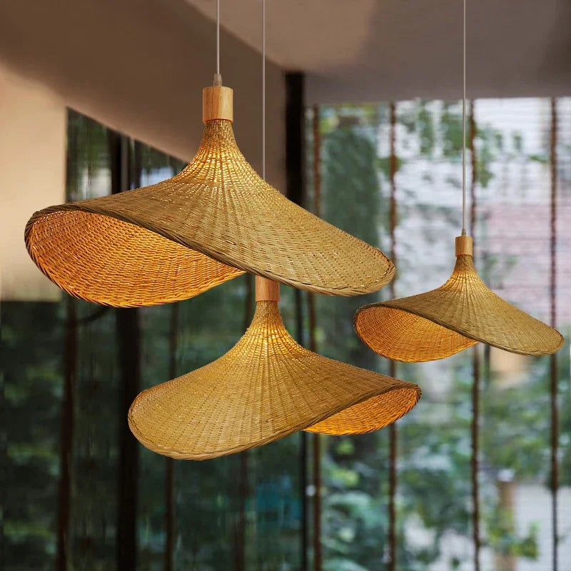 EcoLoom - Bamboe Gevlochten Hanglamp