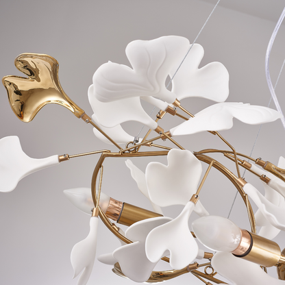 OliviaLeaf - Elegante hanglamp in ginkgo-vorm