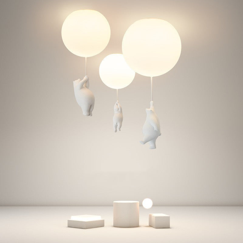 SkyDream - Hanglamp voor Kinderen met Beer en Ballon