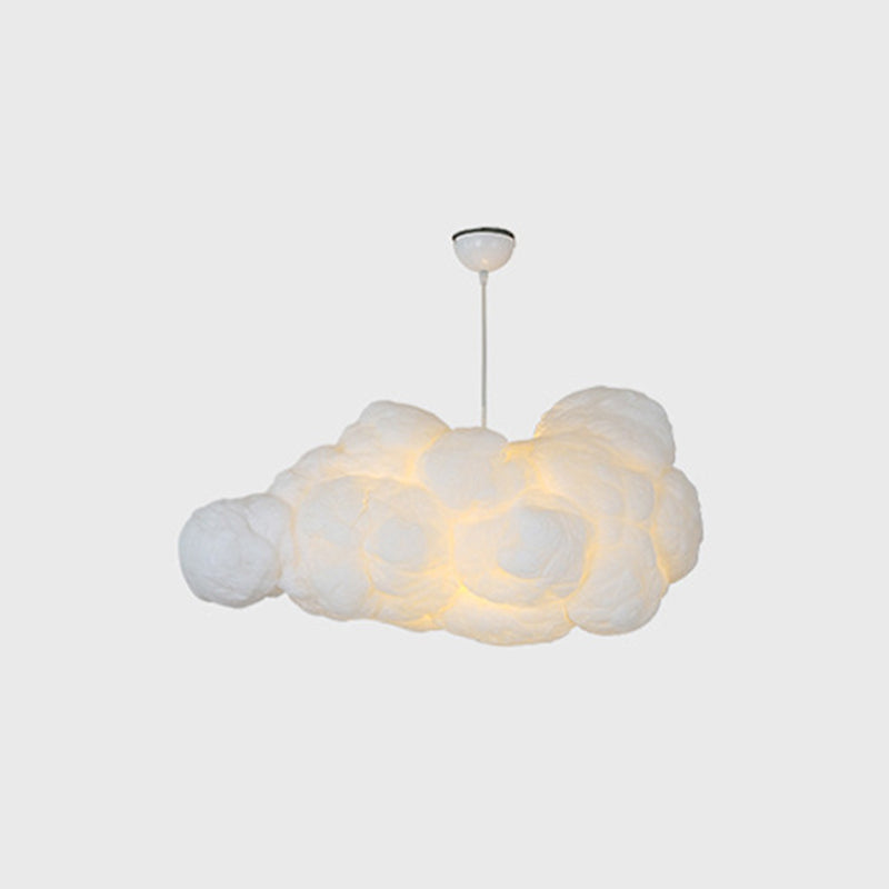 Witte Hanglamp met 2 Lampenkappen