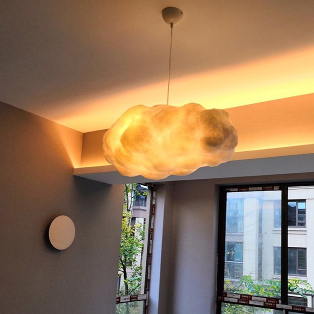 Minori Design Cloud LED Hanglamp PVC/Katoen Wit