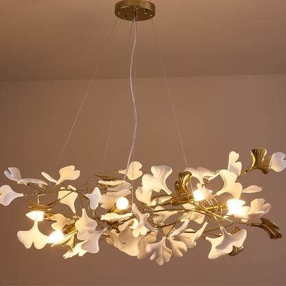 OliviaLeaf - Elegante hanglamp in ginkgo-vorm