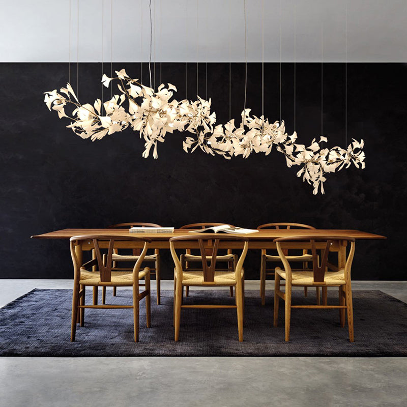 OliviaLeaf - Elegante hanglamp in ginkgo-vorm