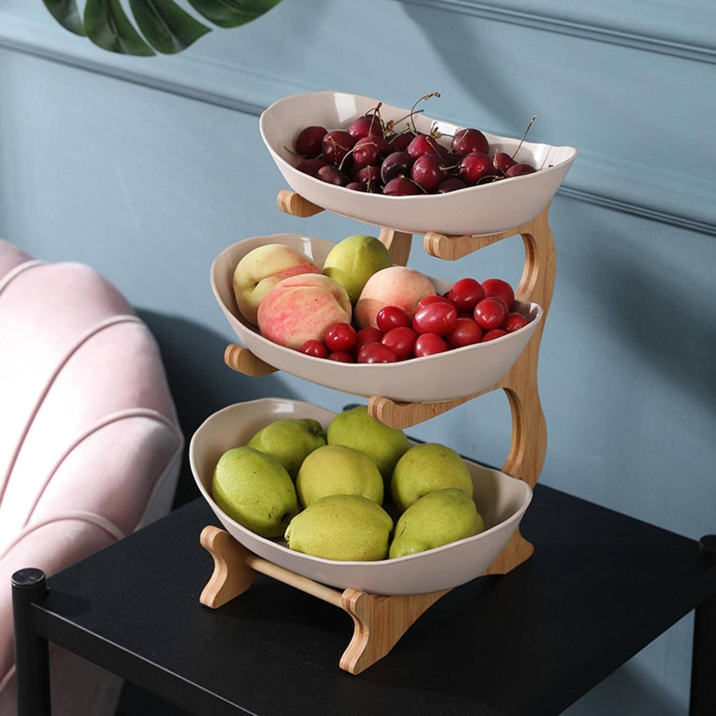 FruitTower - Elegant hout metalen fruitrek