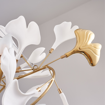 OliviaLeaf - Elegante hanglamp in ginkgo-vorm