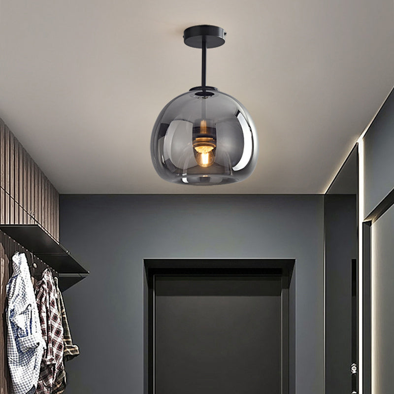 Goldenova - Chic Ronde Plafondlamp in Zwart en Goud