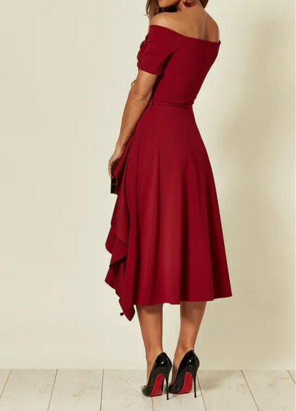 Celestine - Chique Off-Shoulder Jurk voor Vrouwen