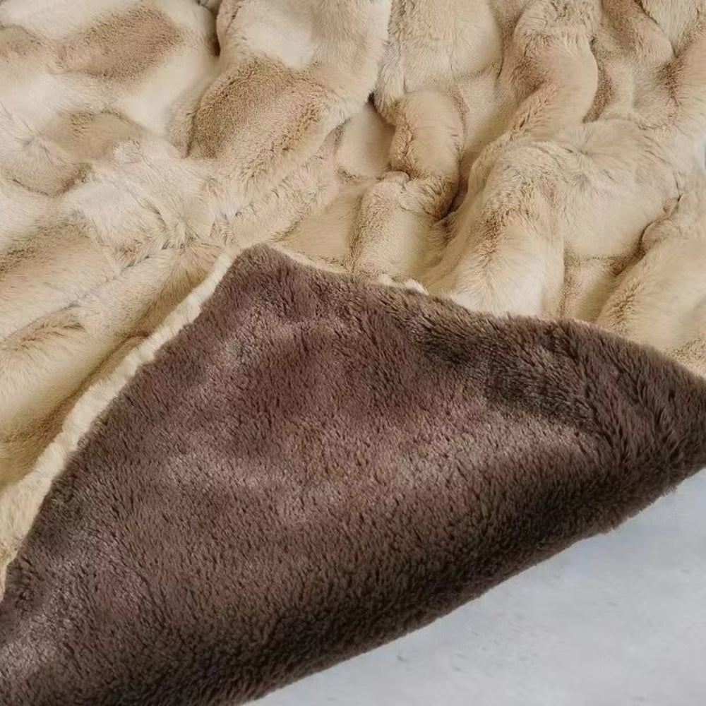 Coco Luxe Warmte Deken | Imitatiebont, Ultiem Comfort en Elegantie 4