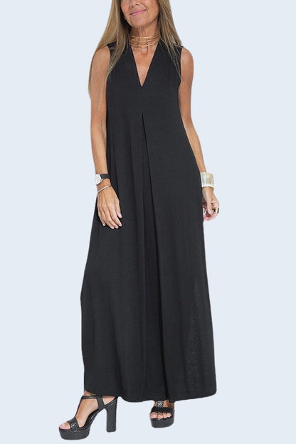 Deena - Flowing Maxi Dress met Cardigan