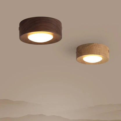 WoodBeam - LED walnoot plafondlamp