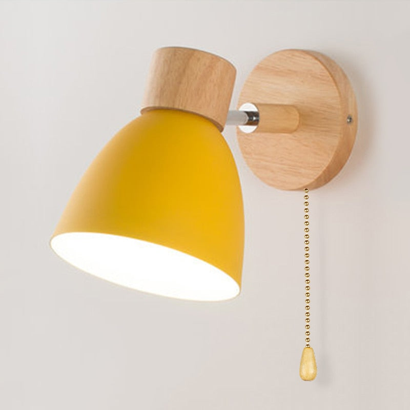 Yadiel - Scandinavische houten wandlamp