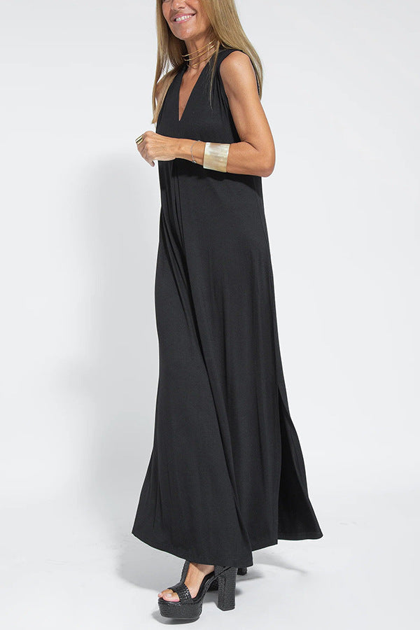 Deena - Flowing Maxi Dress met Cardigan