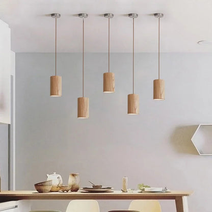 WoodenAura - Scandinavische houten hanglamp