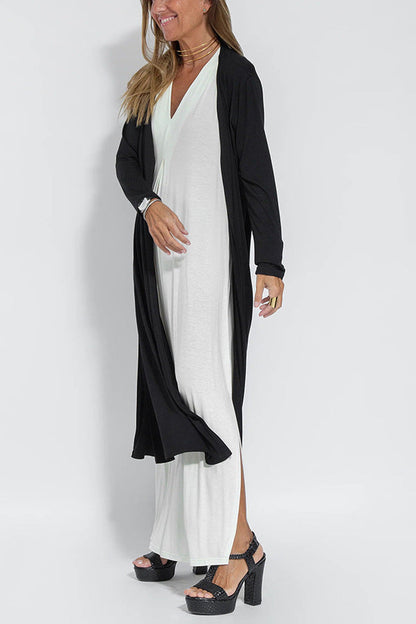 Deena - Flowing Maxi Dress met Cardigan