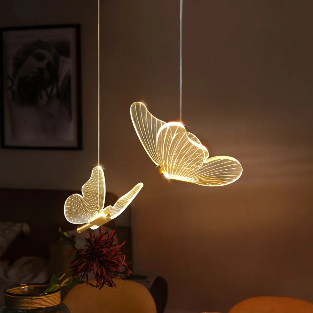 FlutterGlow - LED vlinder hanglampen