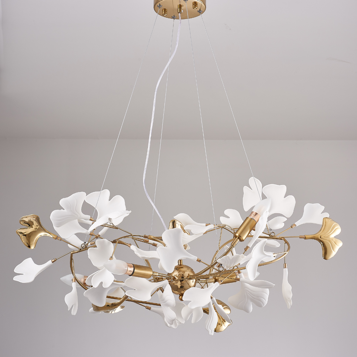 OliviaLeaf - Elegante hanglamp in ginkgo-vorm