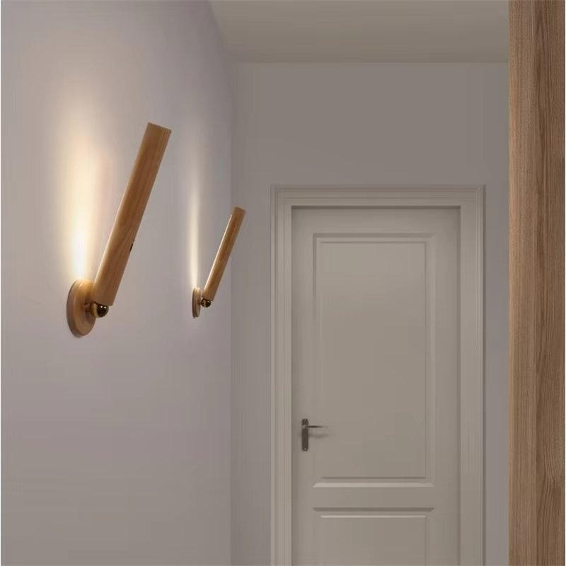 WoodGlow - Belastbare houten wandlamp