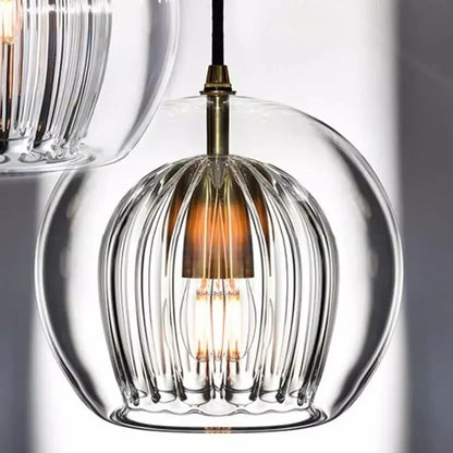 TimberGlow - Moderne glazen hanglamp