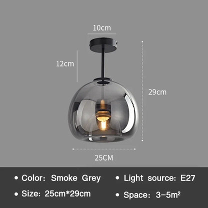 EssenceGlow - Minimalistische Glas Plafondlamp