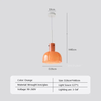 MedievalSimplicity - Glazen Hanglamp