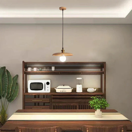 NordicNook - Scandinavische Houten Hanglamp