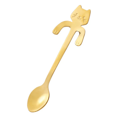 CatSpoon - Mini Roestvrijstalen Kattenlepel