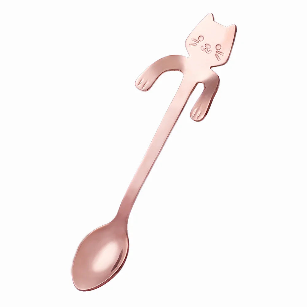 CatSpoon - Mini Roestvrijstalen Kattenlepel