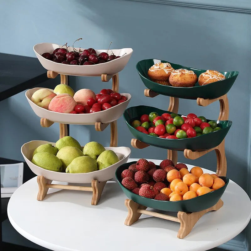 FruitTower - Elegant hout metalen fruitrek